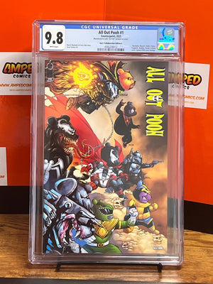 All Out Pooh #1 Counterpoint Izzy's Comics Exclusive Spawn 300 63/100 CGC 9.8