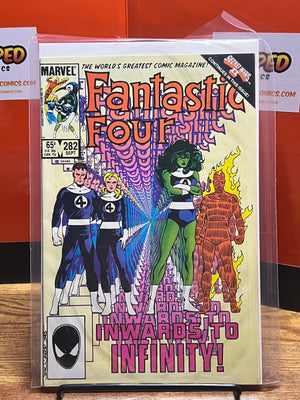 Fantastic Four #282 Written by John Byrne 1985 Secret Wars II story Bronze Age