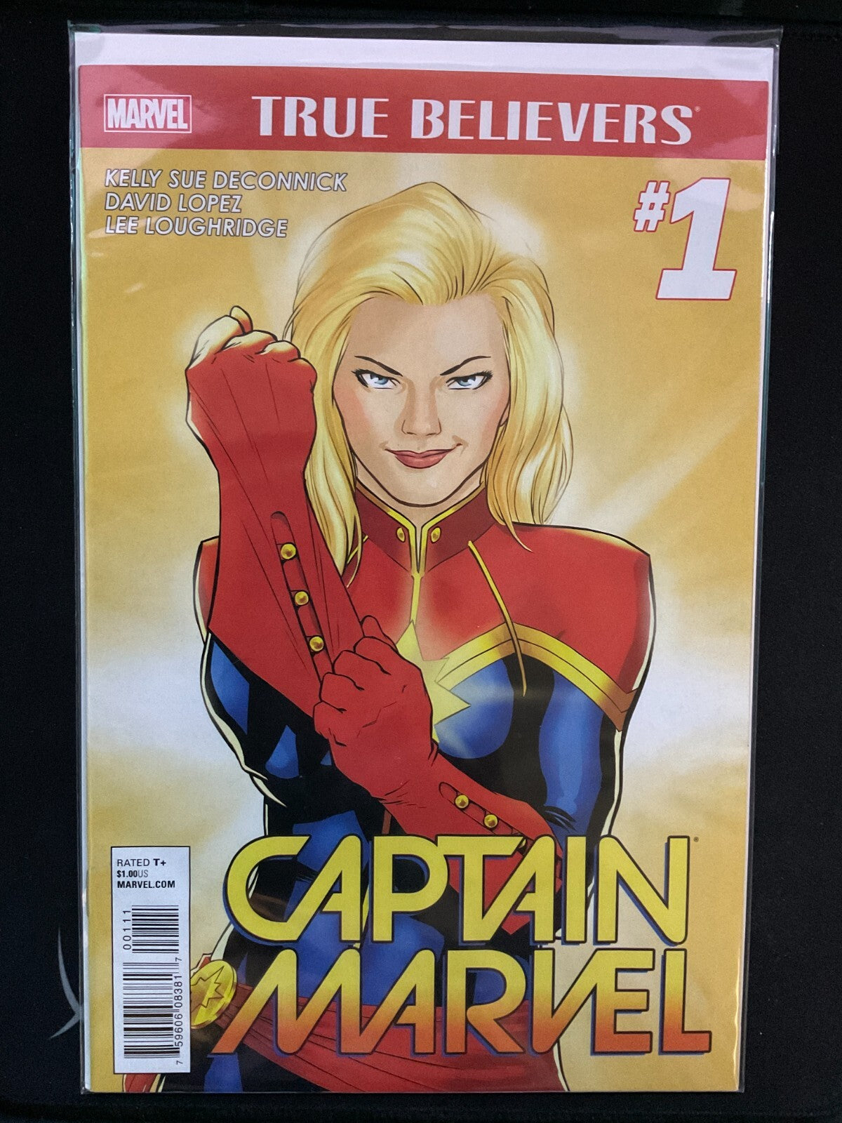 TRUE BELIEVERS CAPTAIN MARVEL #1 MARVEL COMICS (2018) CAROL DANVERS