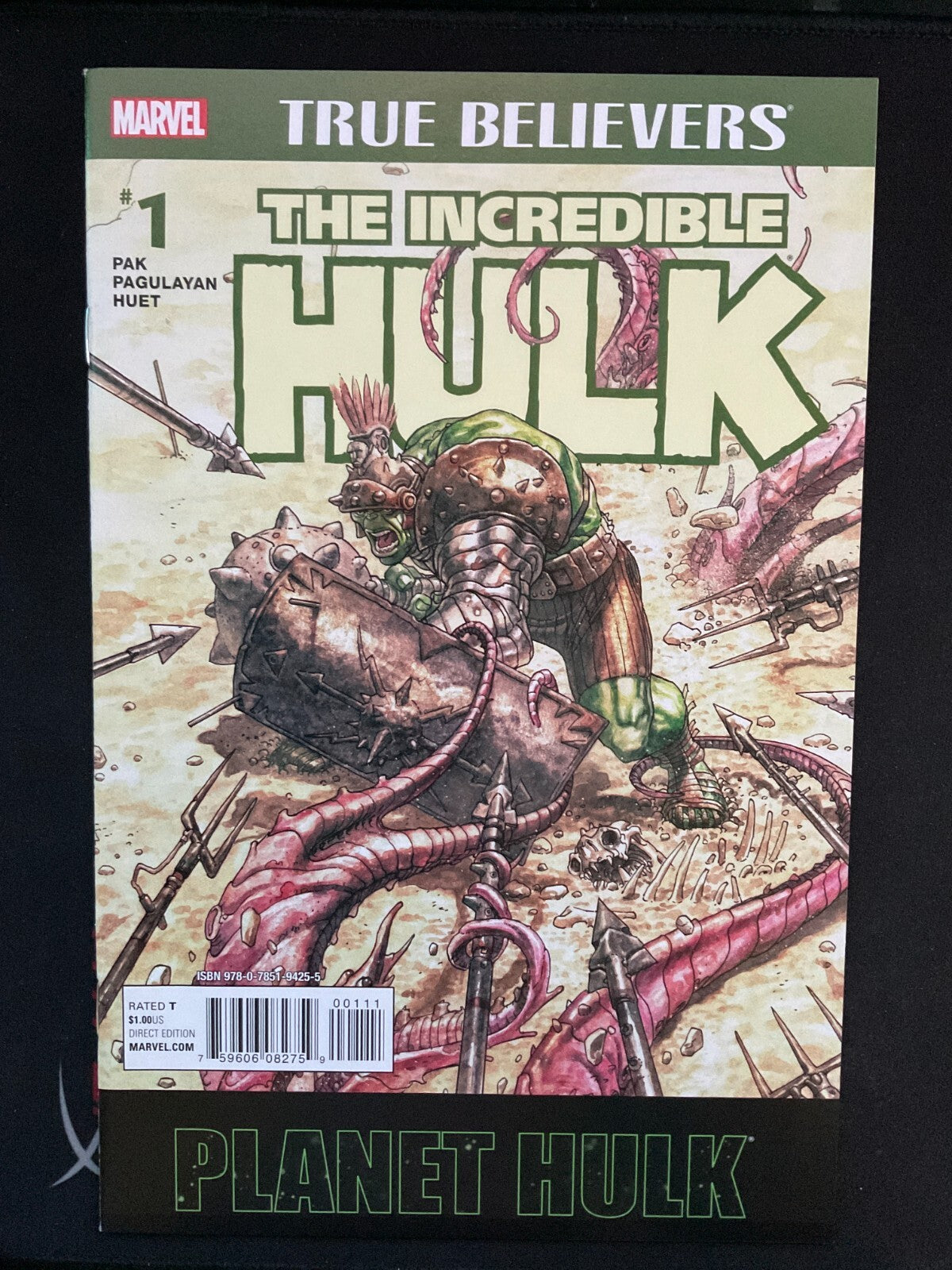 True Believers Incredible Hulk Planet Hulk #1 Marvel Comics 2015 