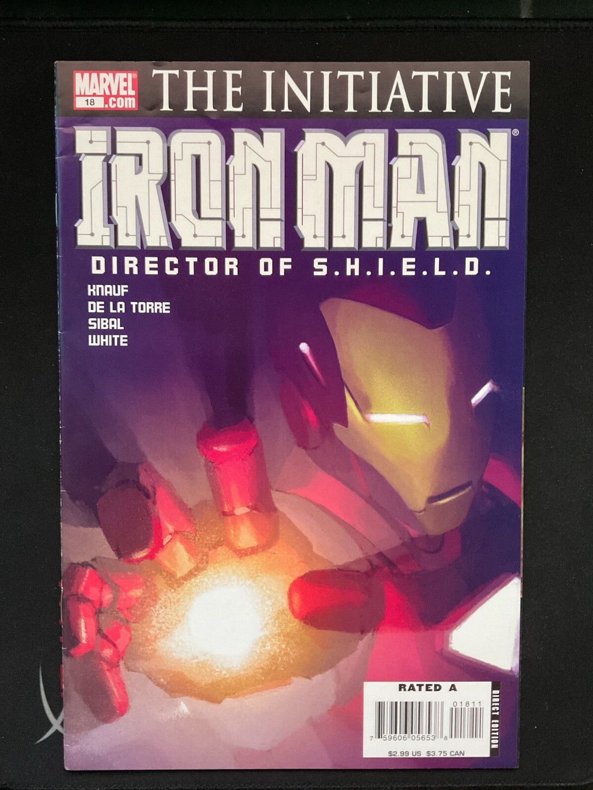 The Initiative Iron Man #18 Directors Cut S.H.I.E.l.D/Marvel Comics