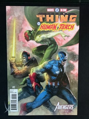 Marvel 2-in-One Thing Human Torch #2 Variant (2018) Marvel Comics