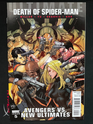 Avengers Vs New Ultimates #5 Death of Spider-Man Marvel Comics 2011