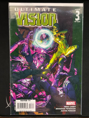 Ultimate Vision Issue 3 Marvel Comic Book