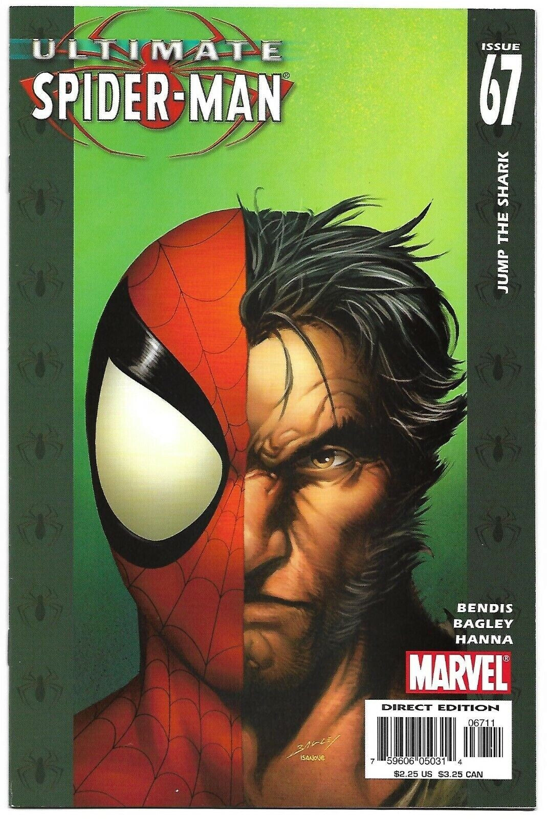 ULTIMATE SPIDER-MAN # 67 JUMP THE SHARK 2004