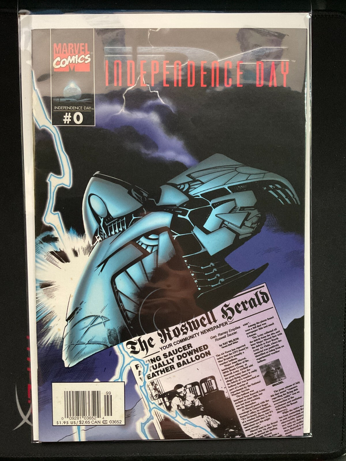 Independence Day #0 Marvel Comics 1996 Newsstand Edition