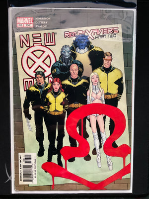 New X-Men #136 Riot at Xaviers Direct Edition 2003 Marvel Comics LOW GD