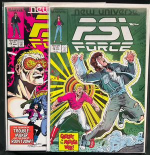 PSI-Force #17 and #18 Marvel comics 2 Book Lot
