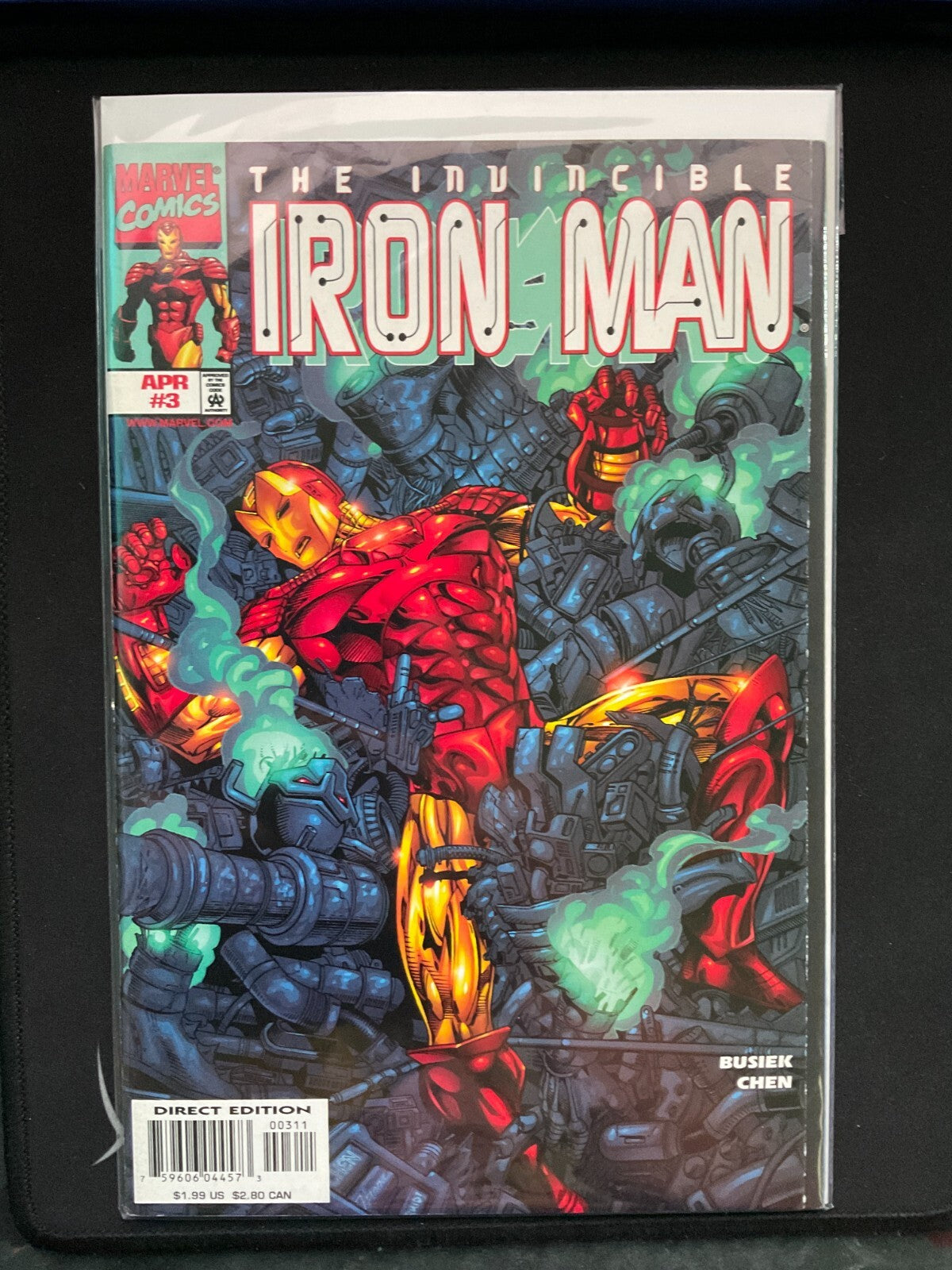 INVINCIBLE IRON MAN#1 and #3 1998 HEROES RETURN MARVEL COMICS 2 Book Lot