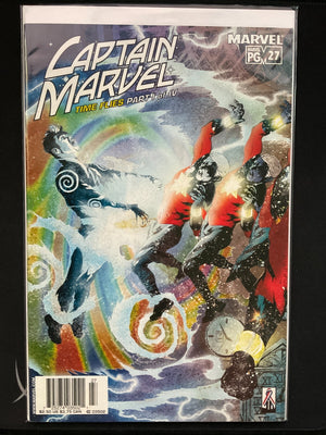 Captain Marvel #27 March 2002 Marvel Comics Time Flies Part 1 of 4