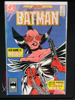 Batman #401 DC (1986) Key 2nd Appearance Magpie Newsstand 1st Print Comic Book