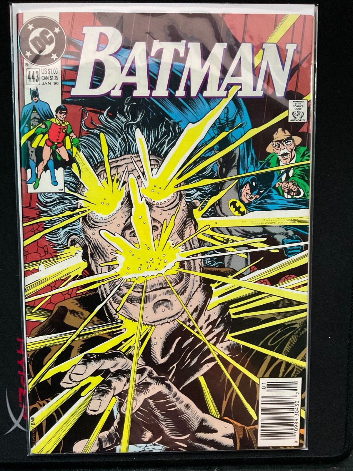Batman #443  DC Comics 1990 Marv Wolfman - B
