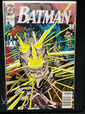 Batman #443  DC Comics 1990 Marv Wolfman - B