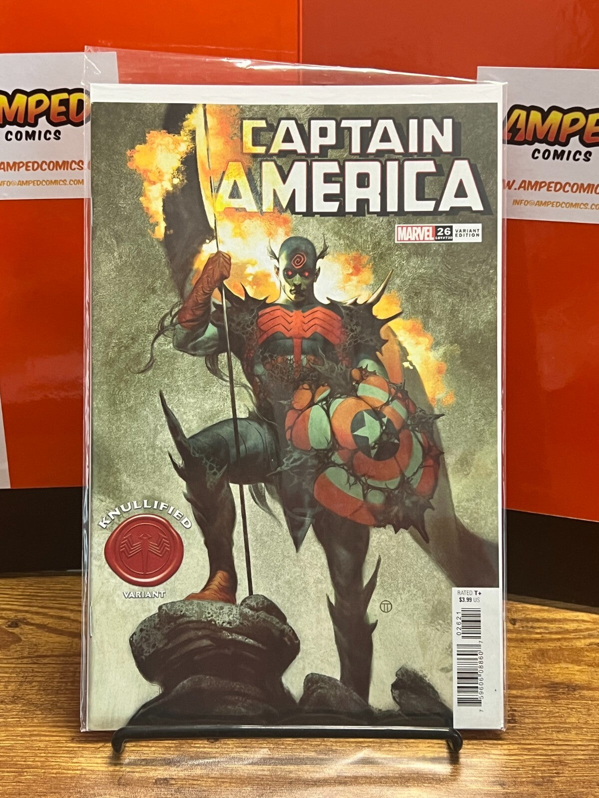 Captain America #26 LGY #730 knullified Variant Cover 2020, Marvel