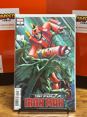 Tony Stark Iron Man #1 2nd printing Variant Cover