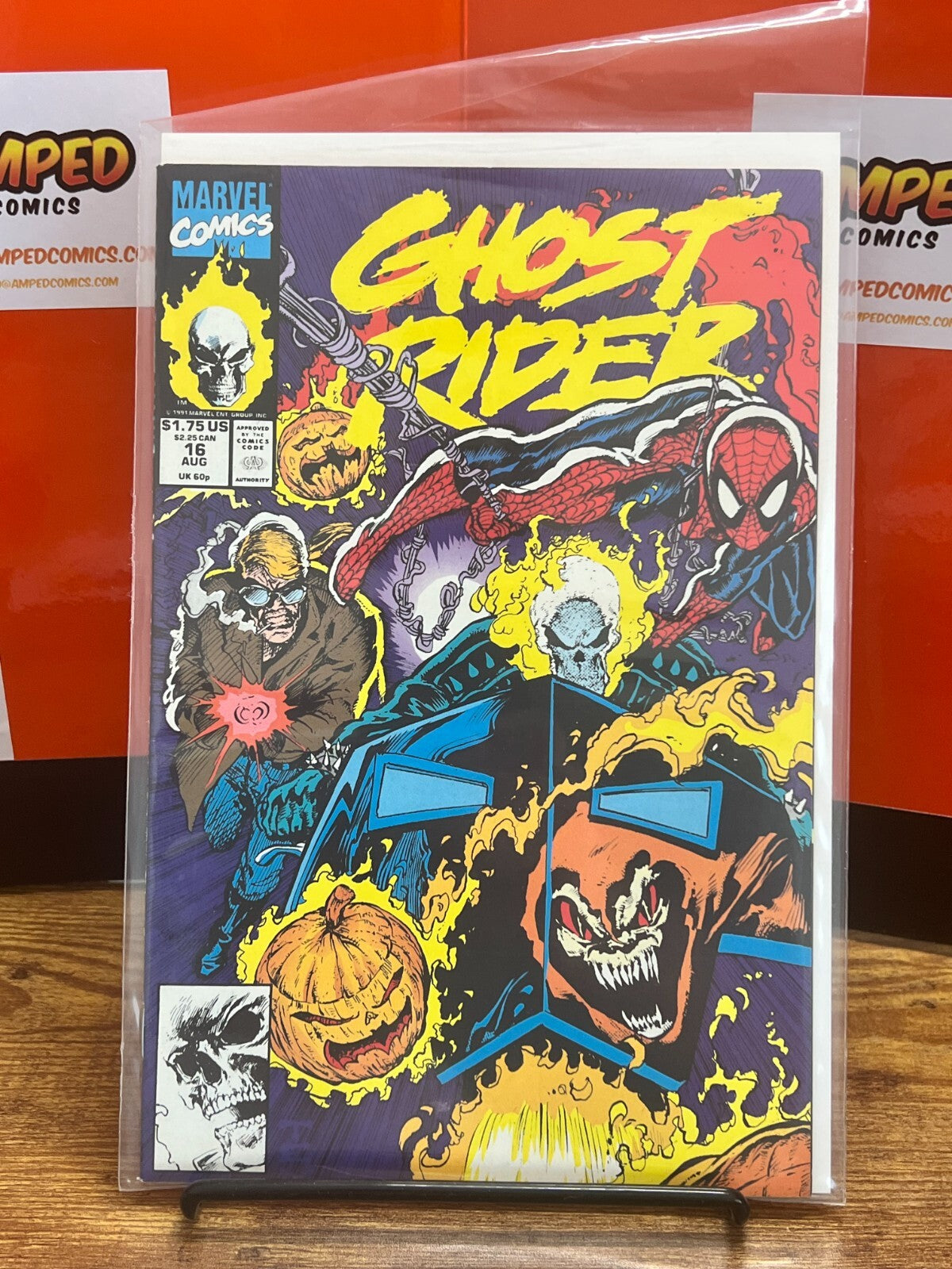 Ghost Rider #16 (Marvel, 8/91) Spider-Man & Hobgoglin appearance