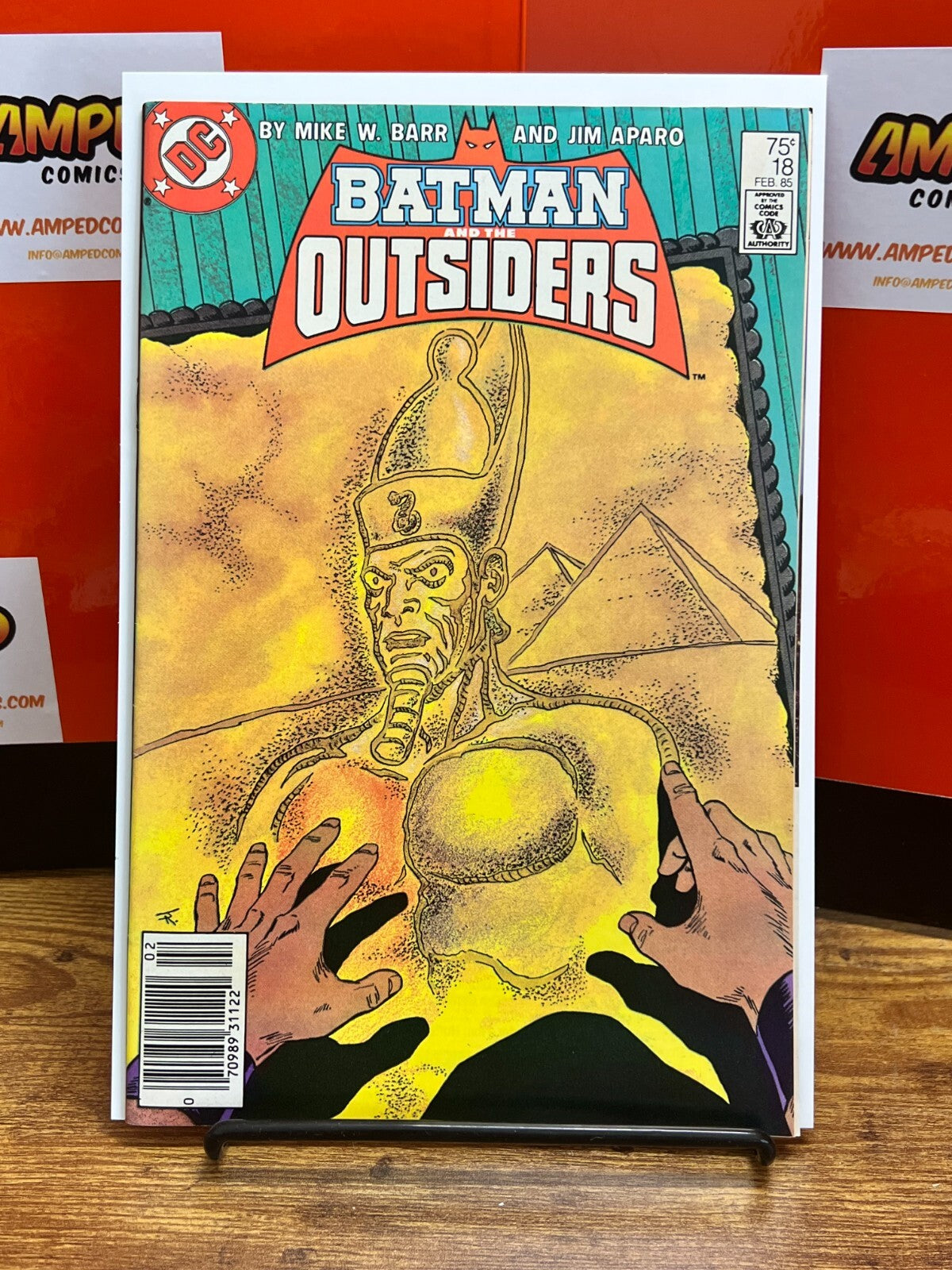 Batman And The Outsiders #18 DC Comics 1985 Newsstand Edition