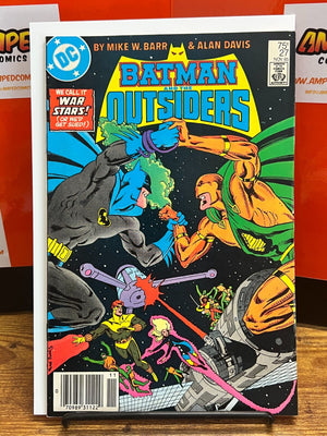 Batman And The Outsiders #27 1985 Newsstand Edition **STAR WARS REFERENCE!**
