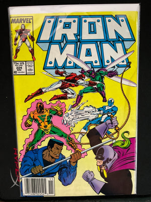 Iron Man Vol 1 #224 Marvel Comics 1987 Newsstand Edition