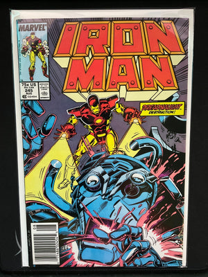 Iron Man #245 1989 marvel Comic Book - C