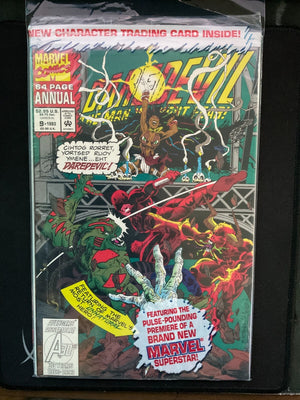 Daredevil Annual #9 (Marvel 1993) Polybagged with Trading Card