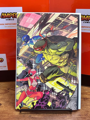 Mighty Morphin Power Rangers Teenage Mutant Ninja Turtles II #1 Double Gatefold