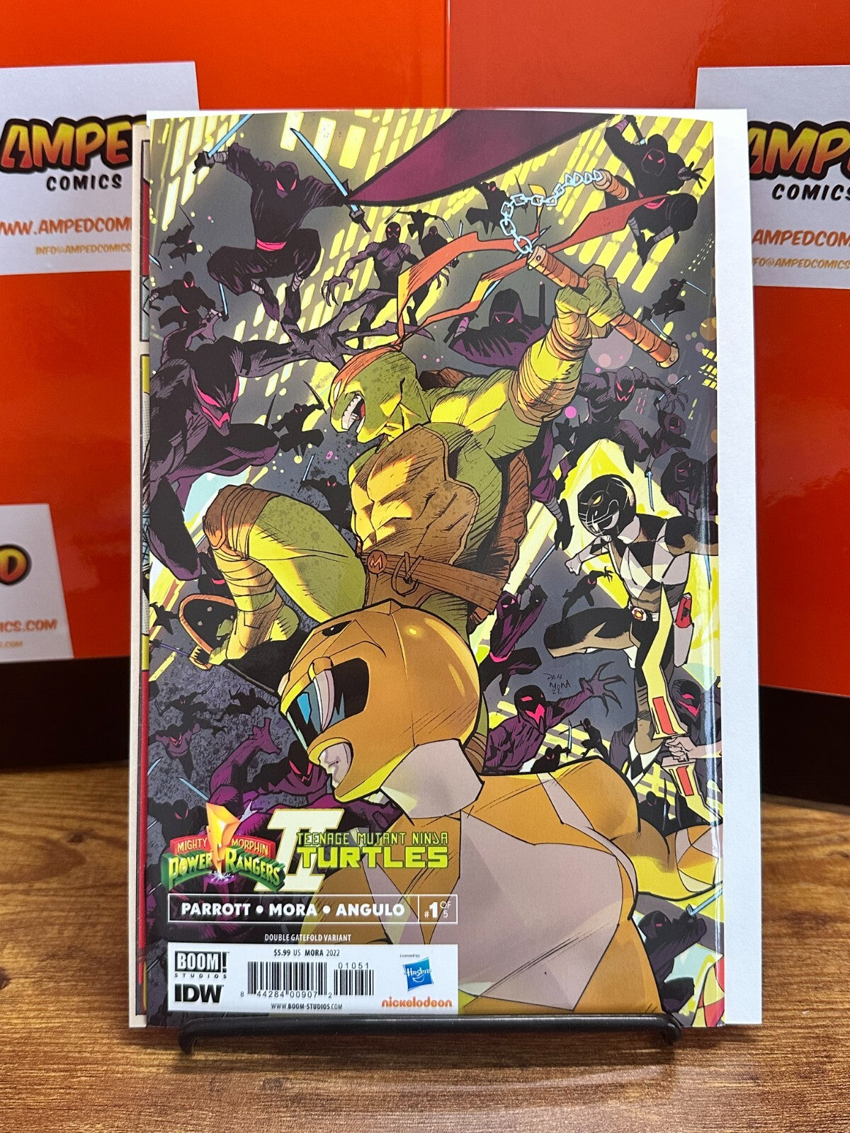 Power Rangers Double Feature Mighty Morphin Power Rangers Teenage Mutant Ninja Turtles II #1 Double