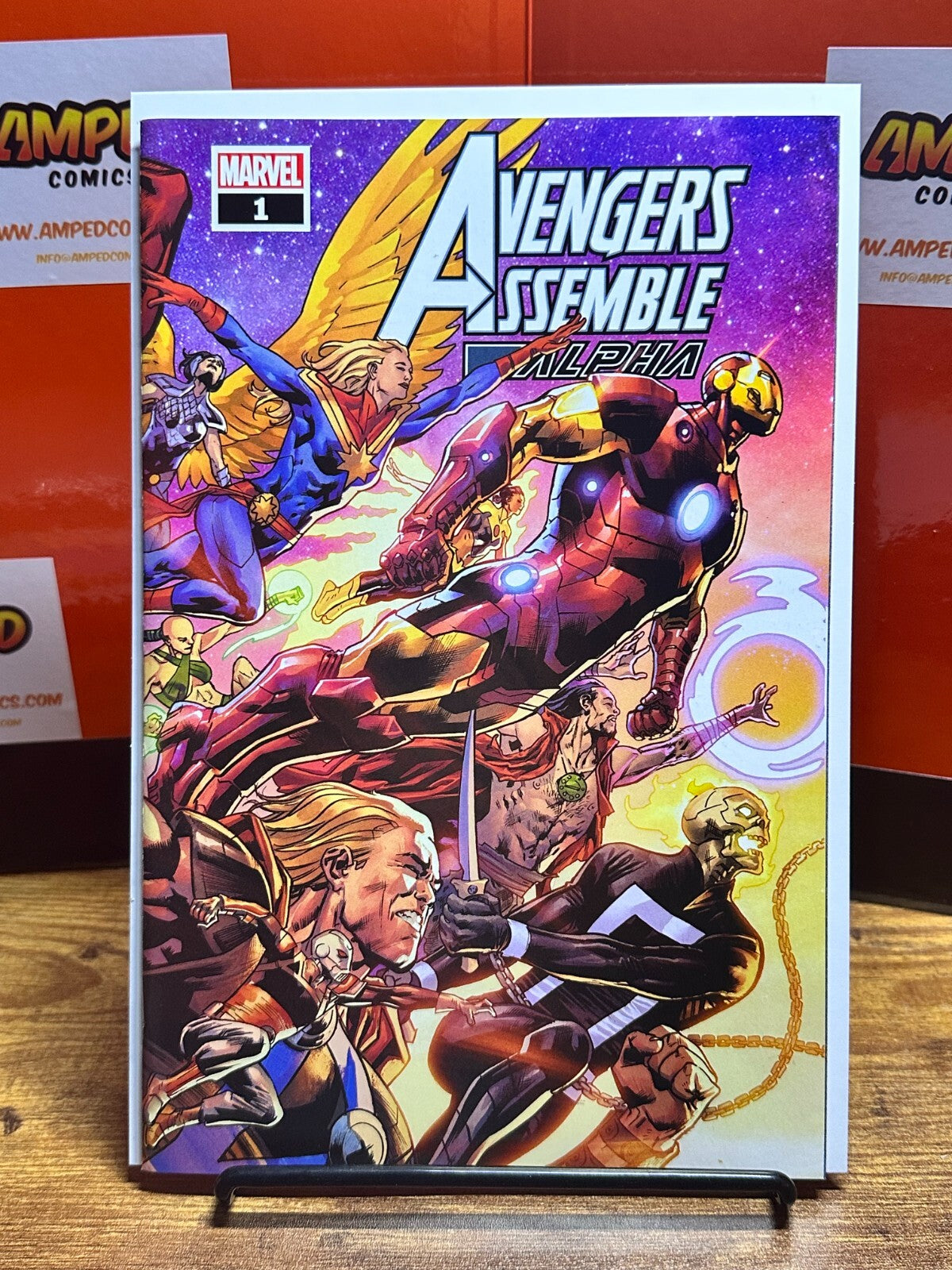 Avengers Assemble Alpha #1 (One Shot) Bryan Hitch Wraparound Cover