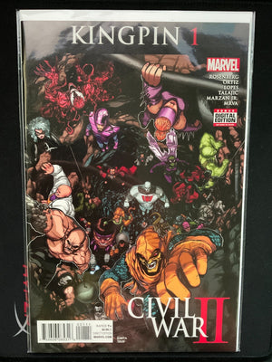 Civil War II: Kingpin #1 Sept. 2016 Marvel Comics