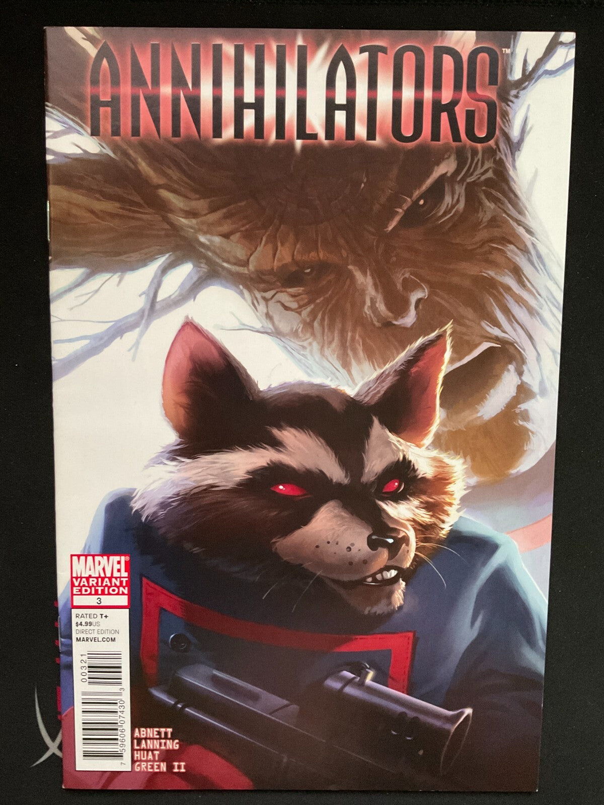Annihilators #3 (2011) Marvel Djurdjevic Variant Rocket Raccoon