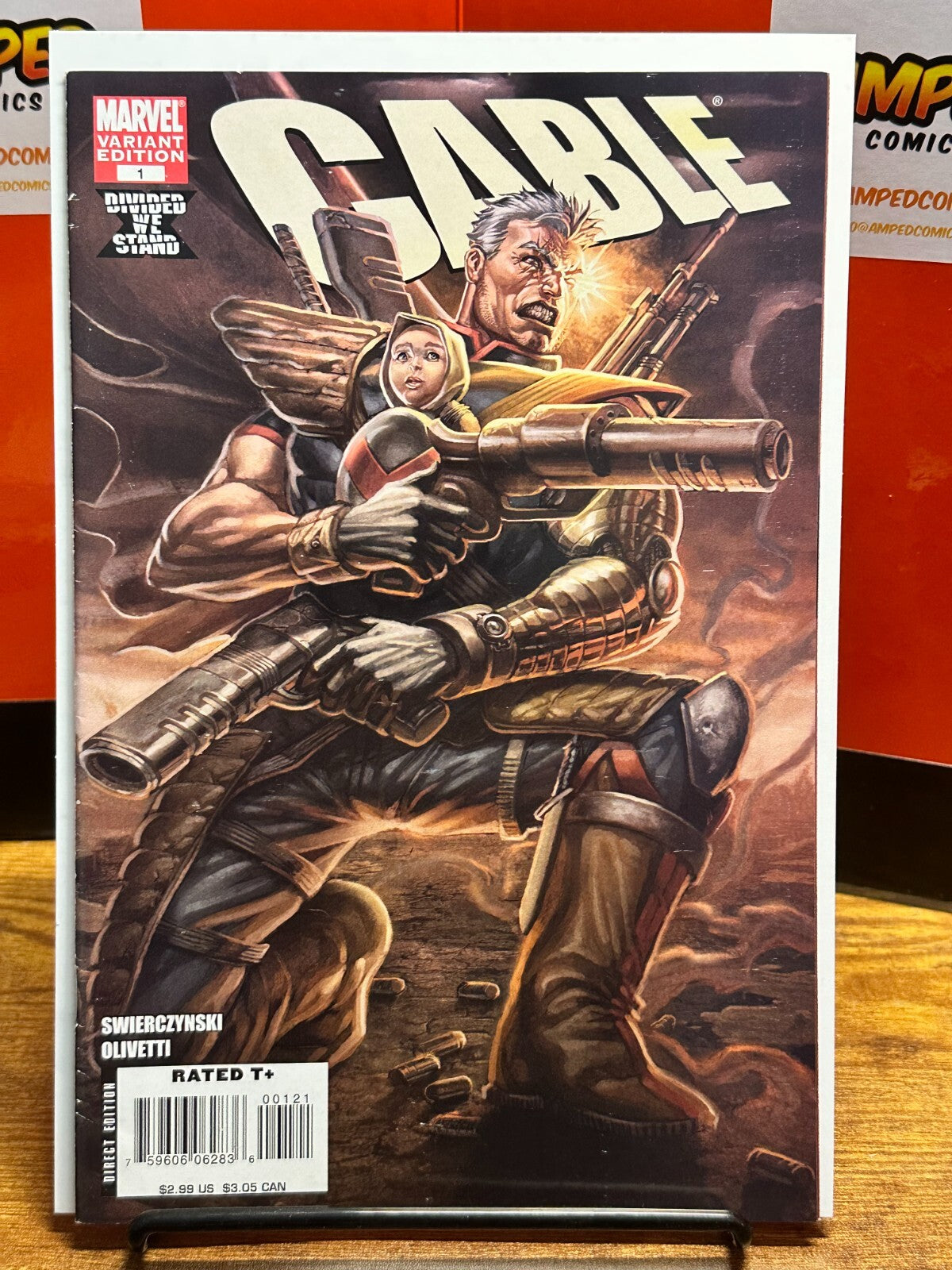 Cable #1 Swierczysnki Variant Olivetti Hope (2008) MARVEL COMICS