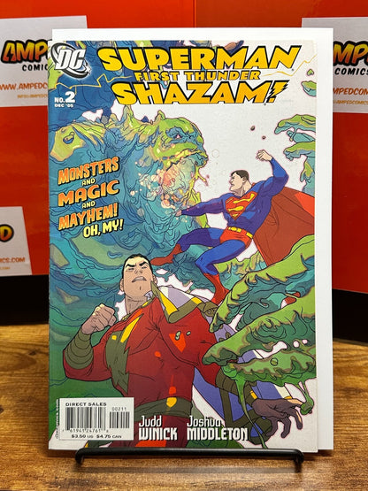 DC SUPERMAN SHAZAM! FIRST THUNDER #1, 2,3 LOT