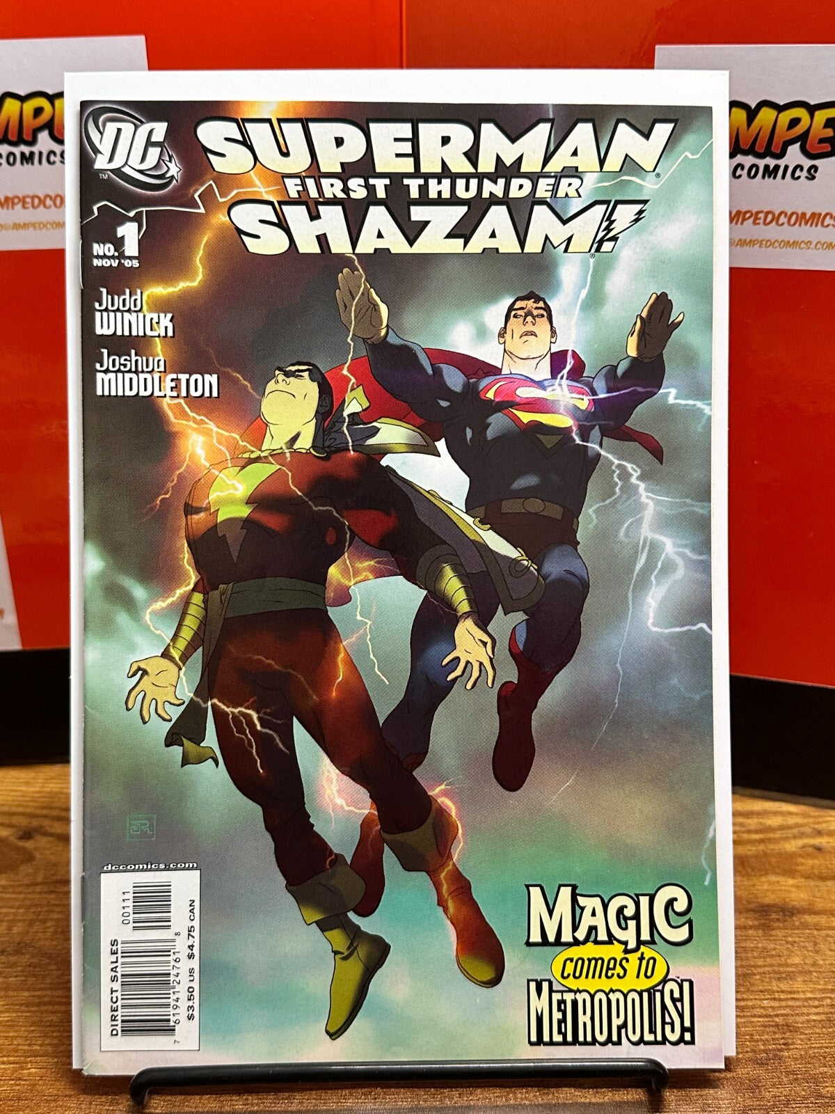 DC SUPERMAN SHAZAM! FIRST THUNDER #1, 2,3 LOT