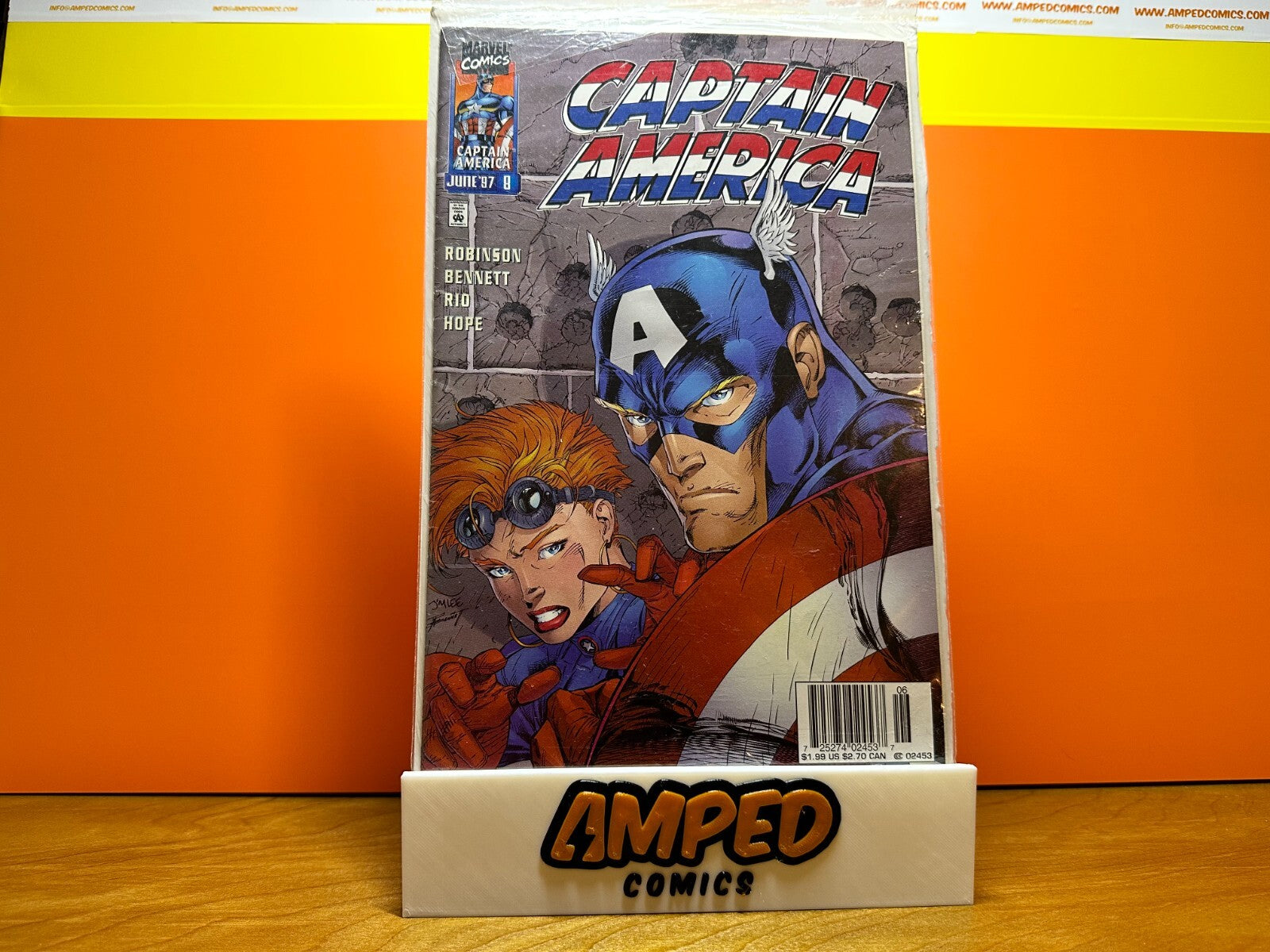 Captain America #10 Comic Book 1997 James Robinson Joe Bennett Marvel