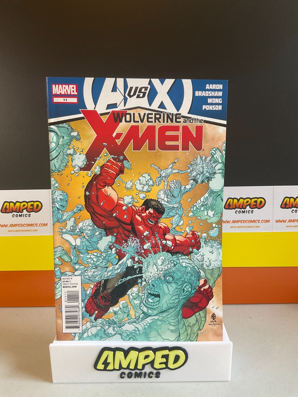 Wolverine and the X-Men #11 Red Hulk vs Iceman Marvel Comics 2012 Avengers AvX