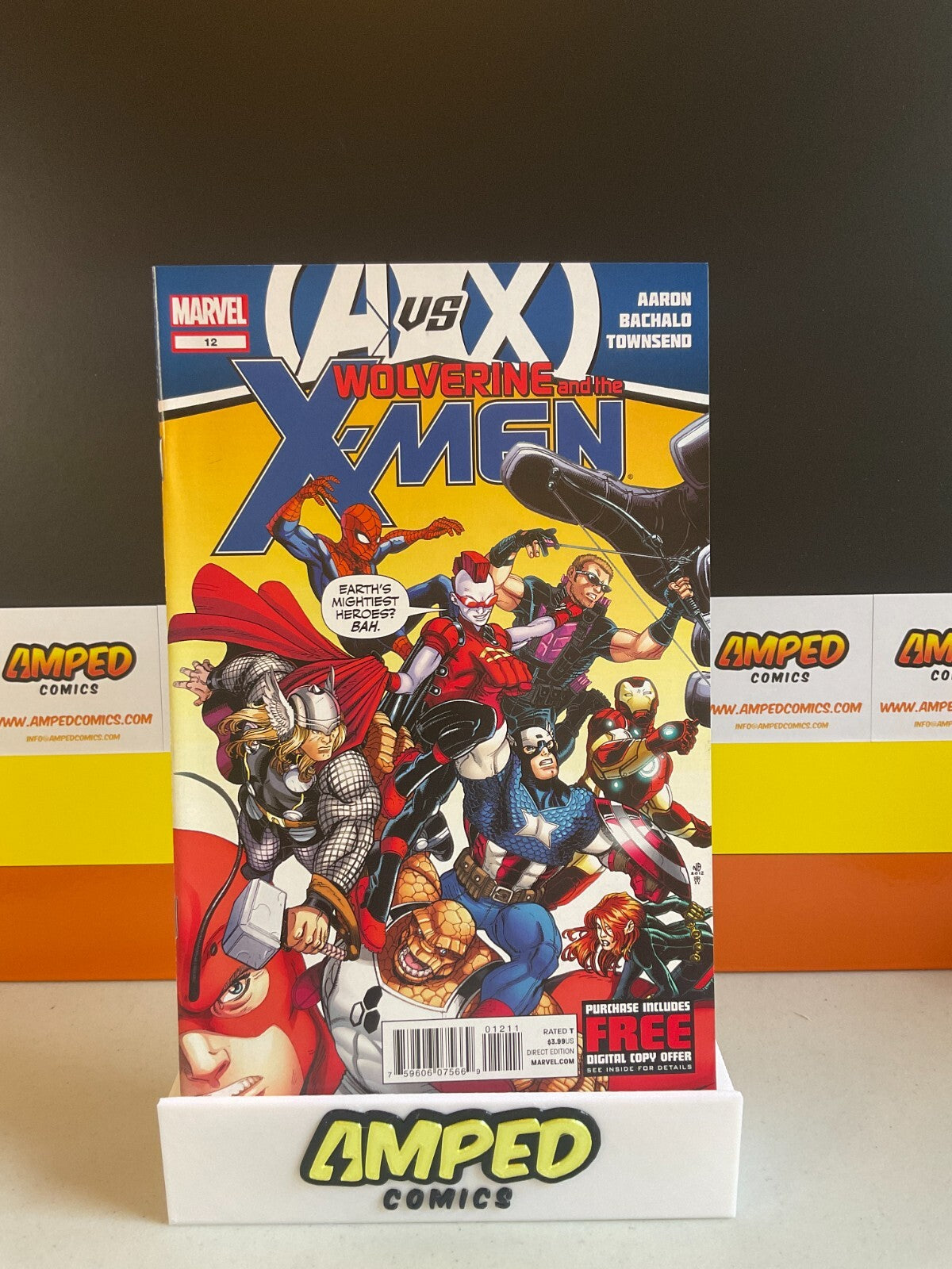 Wolverine and the X-Men #12 Kid Gladiator vs Avengers Marvel Comics 2012 AvX