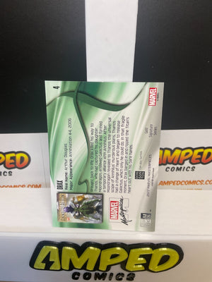 2022 Skybox Marvel Masterpieces #4 Drax Gold Signature Series Tier 1