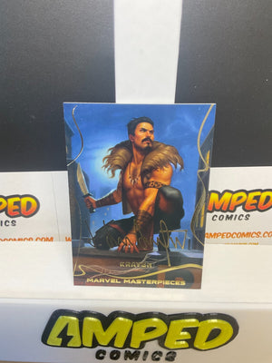 KRAVEN 2022 UD Marvel Masterpieces Gold Signature Level 1 #13 C1