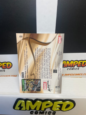 KRAVEN 2022 UD Marvel Masterpieces Gold Signature Level 1 #13 C1