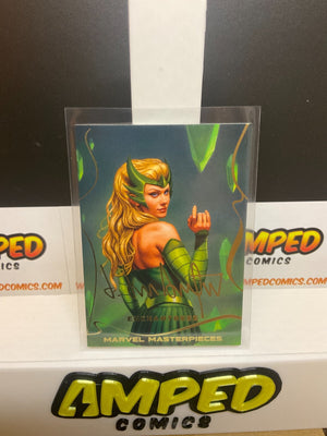 RS16047 2022 SkyBox Marvel Masterpieces Gold Foil #24 Enchantress