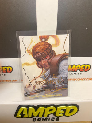 RS16540 2022 SkyBox Marvel Masterpieces Gold Foil #49 Shatterstar