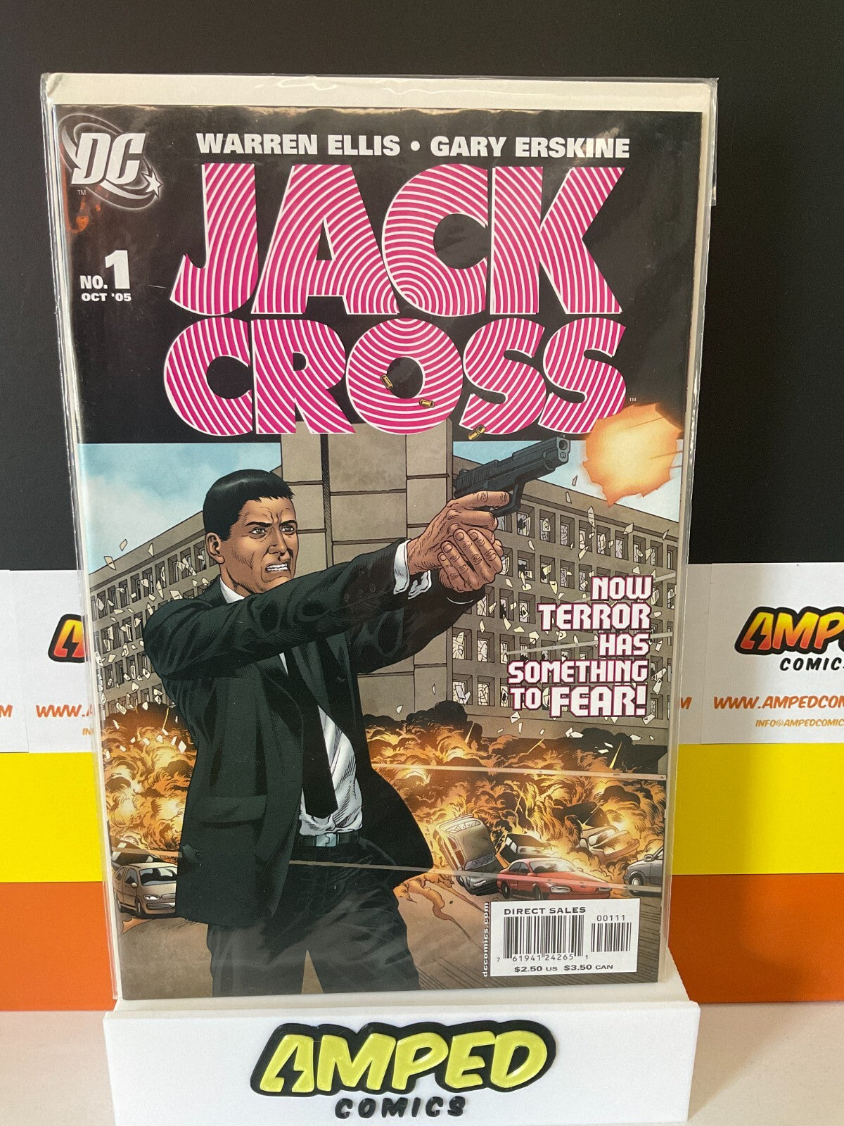 Jack Cross  issues # 1 - 3   2005  DC Comics 