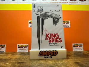KING OF SPIES #1 & 2 BOTH BLACK AND WHITE VARIANTS (2021) IMAGE COMICS