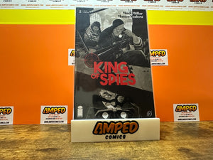 KING OF SPIES #1 & 2 BOTH BLACK AND WHITE VARIANTS (2021) IMAGE COMICS