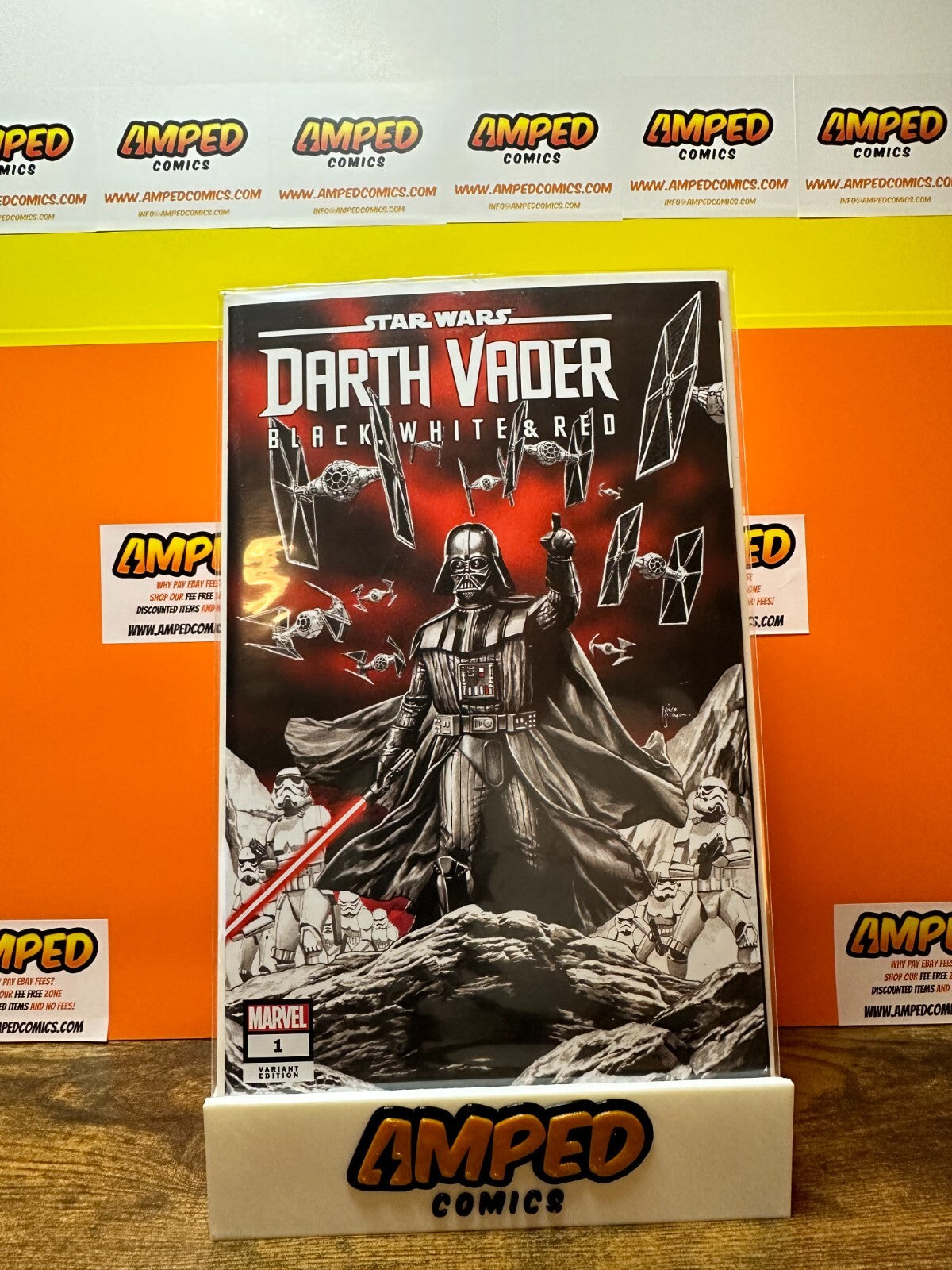 DARTH VADER: BLACK, WHITE AND RED #1 COMICKINGDOM SHARED EXCLUSIVE - MICO SUAYAN