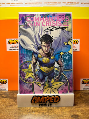 IMAGE COMICS COMMANDERS IN CRISIS #12 (2021) VARIANT NM Signed Orlando COA