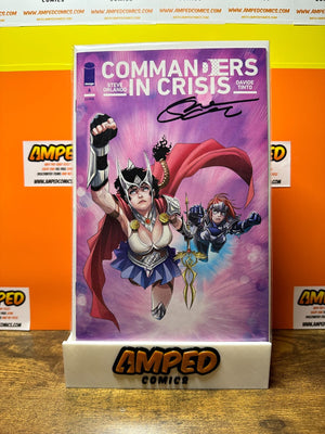 COMMANDERS IN CRISIS #6 VARIANT 2021 Signed WITH COA