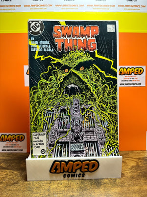 SWAMP THING #52 (Cover by Bissette depicting Swamp Thing as Arkham Asylum ivy🔑)