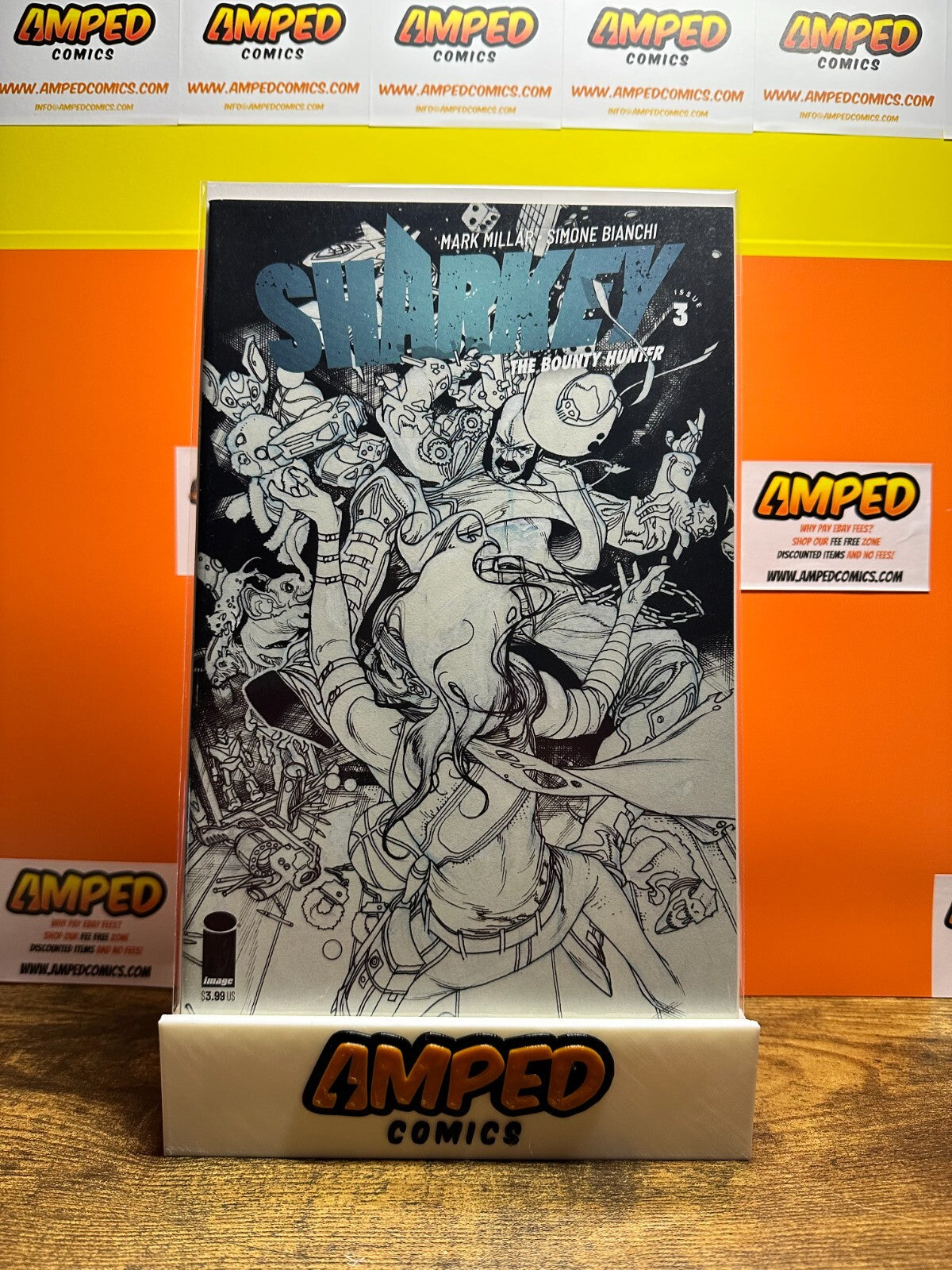 Sharkey the Bounty Hunter #1-6 SKETCH COVERS INC 2 #3's Image (2019) LOT OF 7