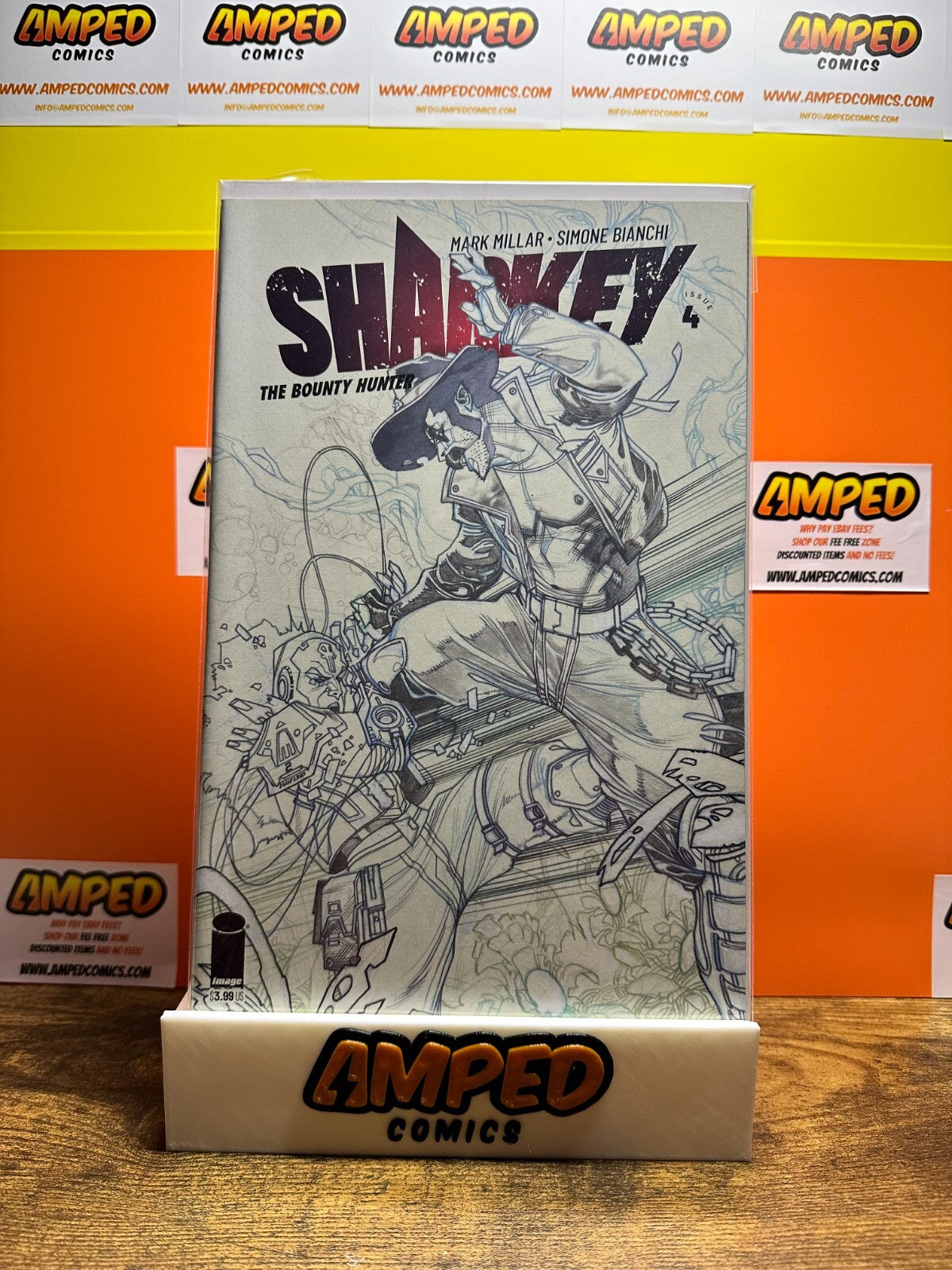 Sharkey the Bounty Hunter #1-6 SKETCH COVERS INC 2 #3's Image (2019) LOT OF 7